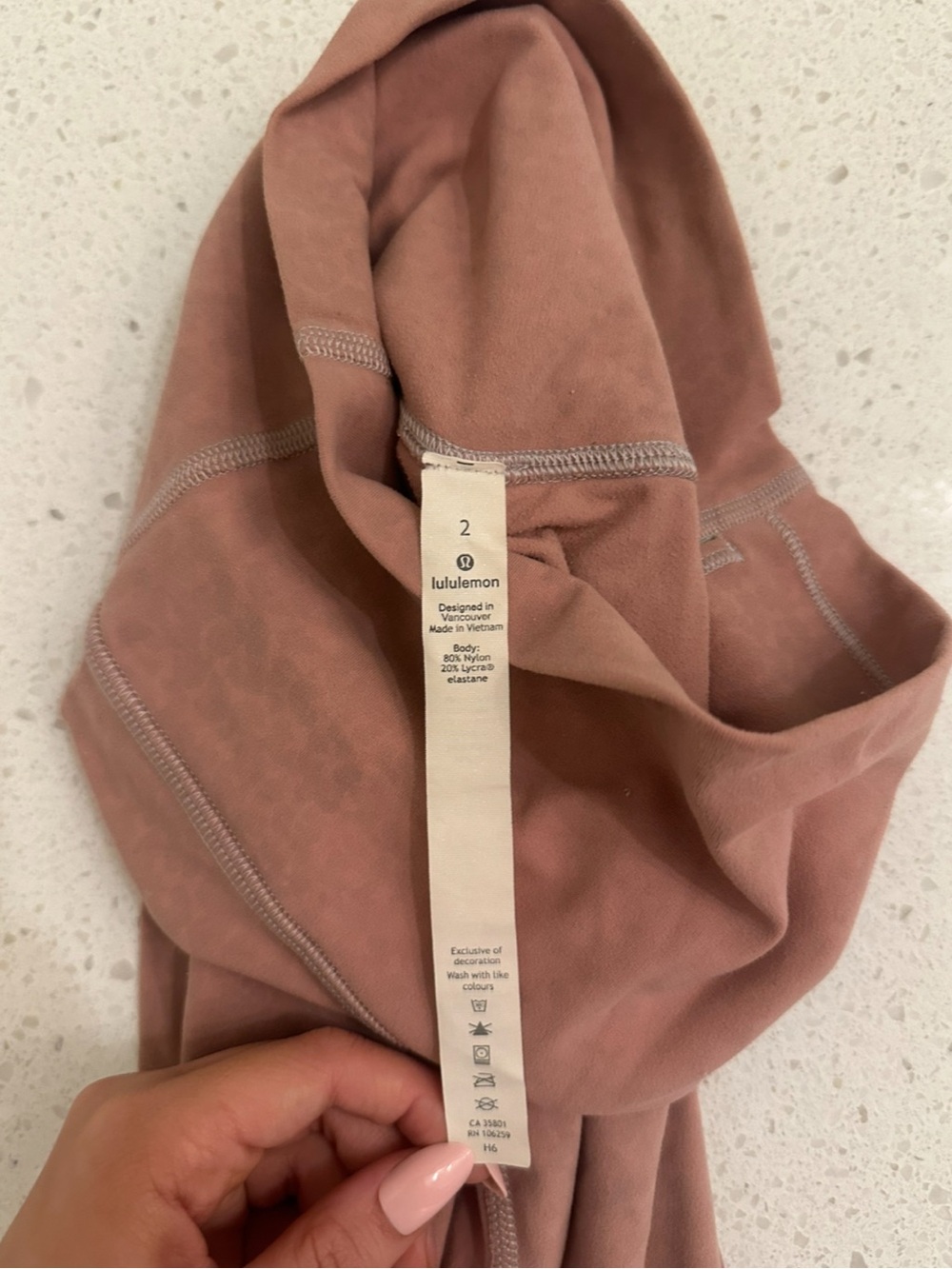 lululemon dusty rose/pink leggings
